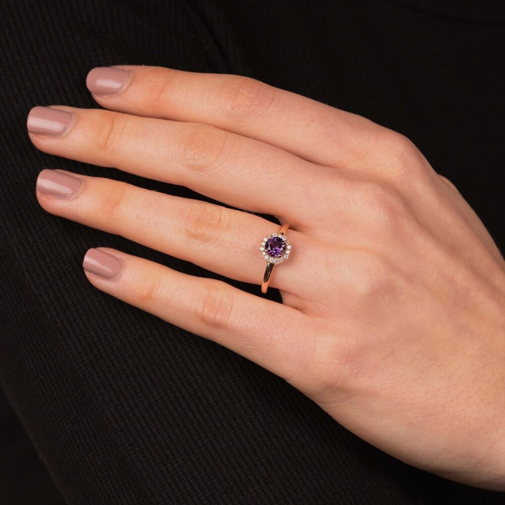 Bague F2321 améthyste – Image 2