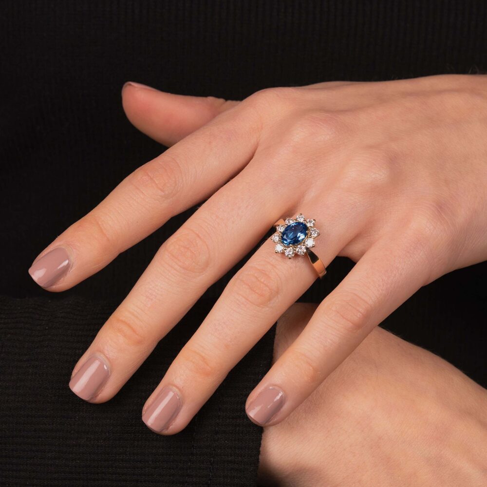 Bague Saphir 2,2 cts / 10 bts - 1 ct
F2314 – Image 2