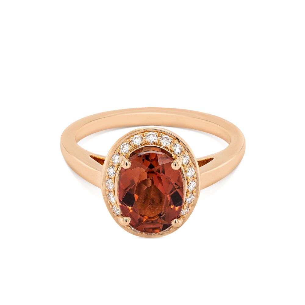 Bague Tourmaline rose F2347 – Image 2