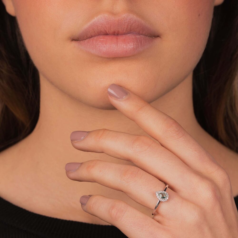 Bague B273 aigue marine – Image 3
