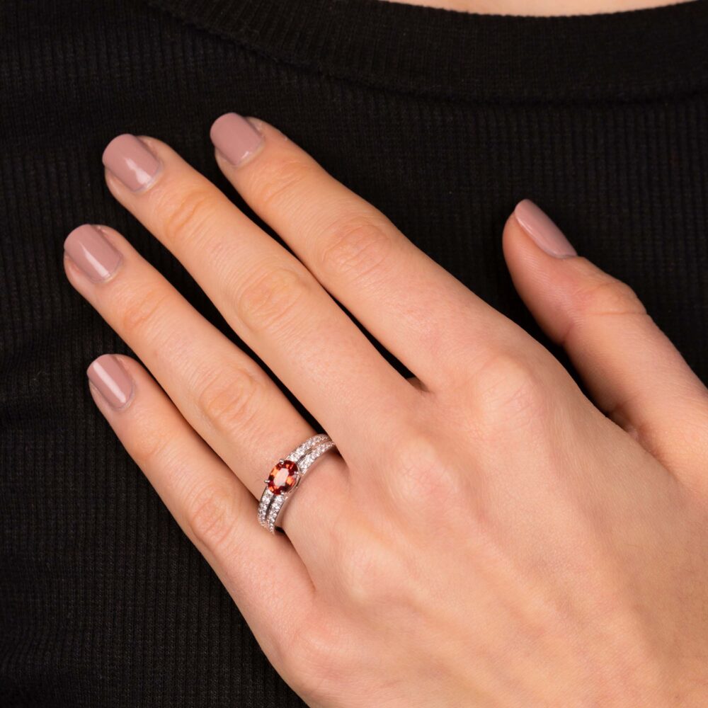 Solo saphir orange 1 ct / 36 bts - 0,36 ct
B221 – Image 2